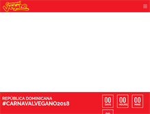 Tablet Screenshot of carnavalvegano.do